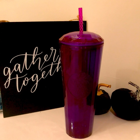 Starbucks pink purple dome tumbler